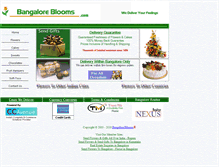Tablet Screenshot of bangaloreblooms.com